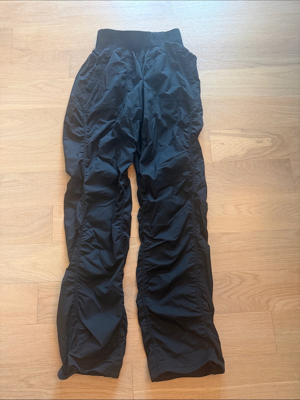 So Danca Black Elastic-Waist Dance Studio Pant size small